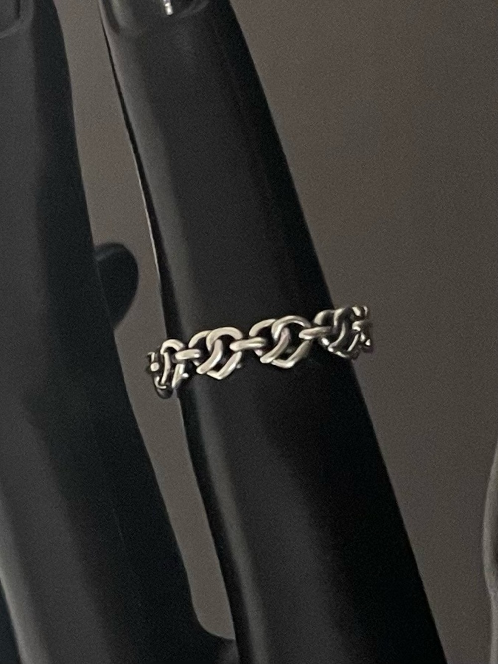 Sterling Silver Infinity Knot Heart Ring